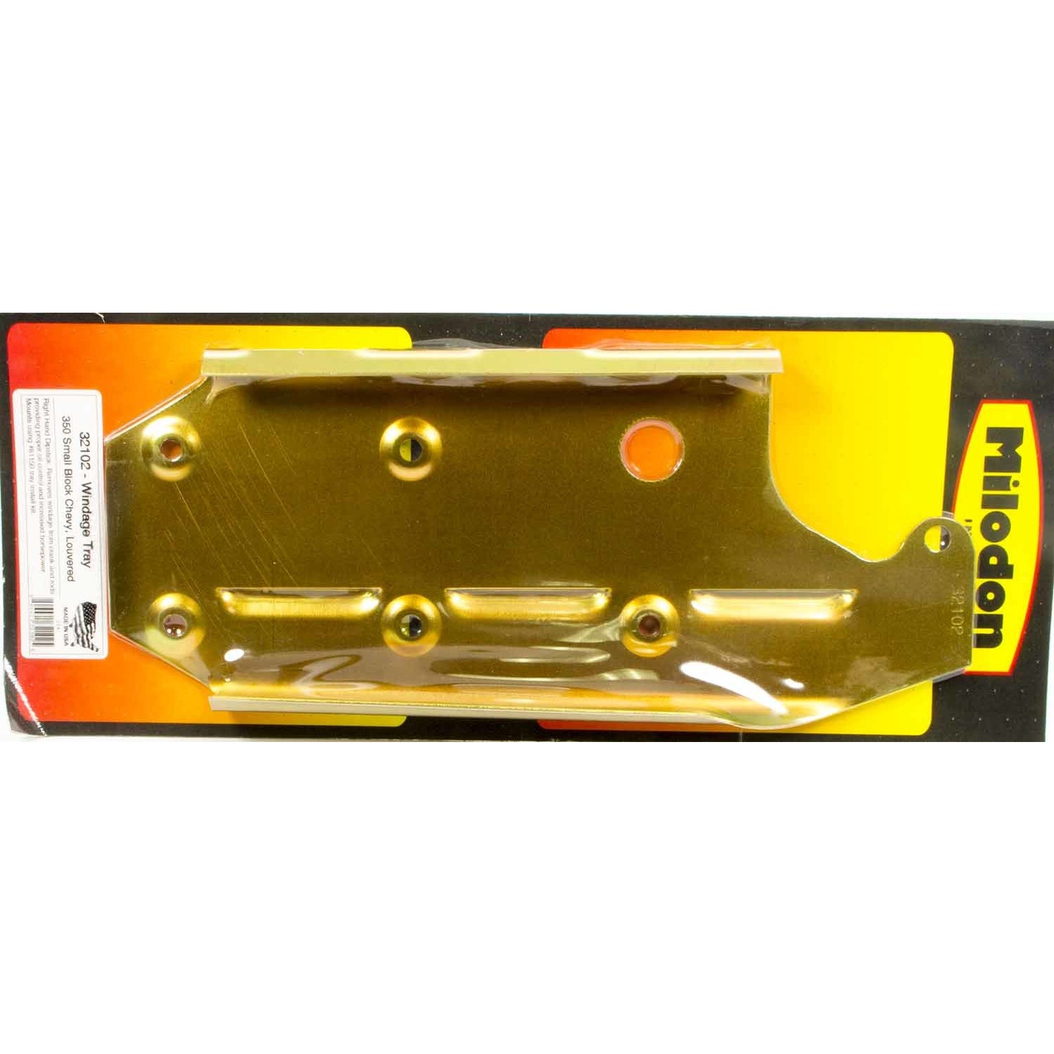 Milodon SB Chevy 350 Windage Tray - RH Dipstick