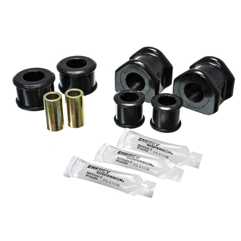 Energy Suspension Hyper-Flex Sway Bar Bushing Front 24 mm Bar Steel/Polyurethane - Zinc Oxide/Black