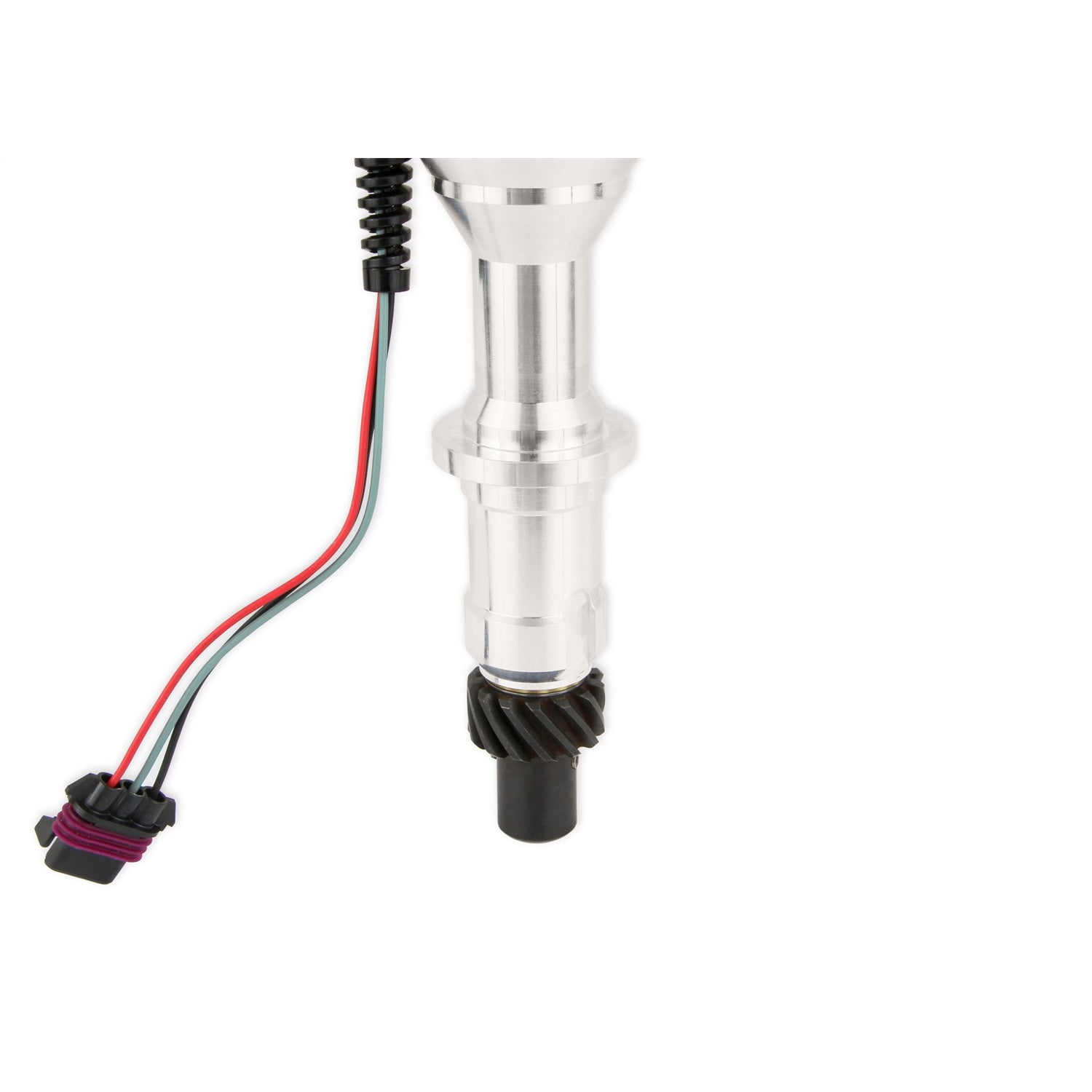 Holley Sniper EFI Sniper EFI Hyperspark Distributor - Hall-Effect - Electronic - Male Style Terminal - Polished - Pontiac V8