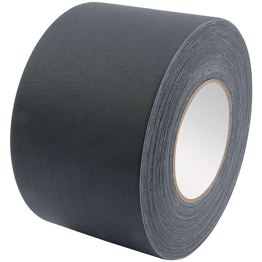 ISC Racers Tape Gaffers Tape 4" x 180 Ft - Black