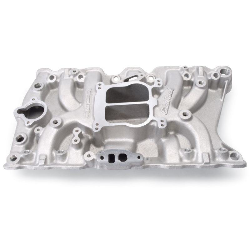 Edelbrock Performer Olds 350 Spread / Square Bore Dual Plane Intake Manifold - Oldsmobile V8 3711