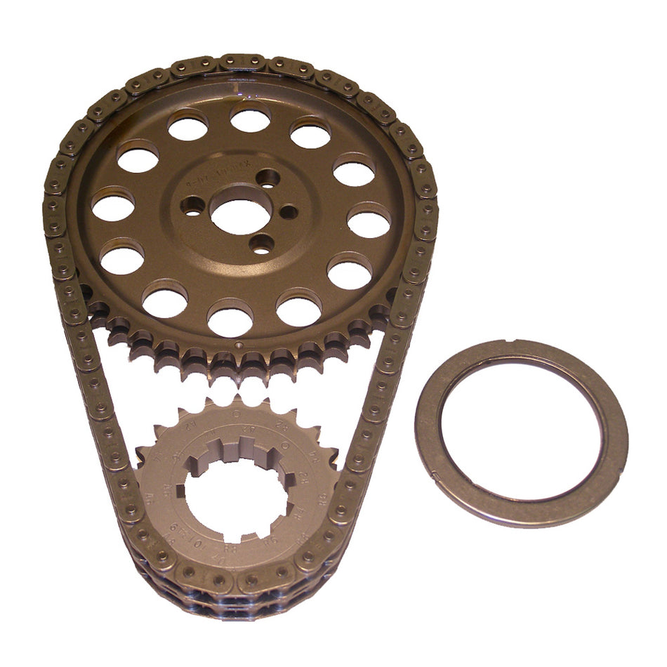 Cloyes Race Billet True Roller Double Roller Timing Chain Set - 9 Keyway Adjustable - Thrust Bearing - Small Block Chevy