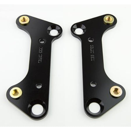 Wilwood Aluminum Caliper Brackets (2) - Rear Drag - 67-72 Nova / Camaro w/ Drum - DynaLite - 10.75" Rotor