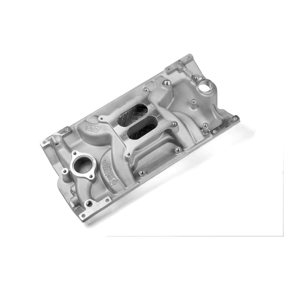 Weiand Street Warrior Square Bore Dual Plane Intake Manifold - Vortec - Small Block Chevy