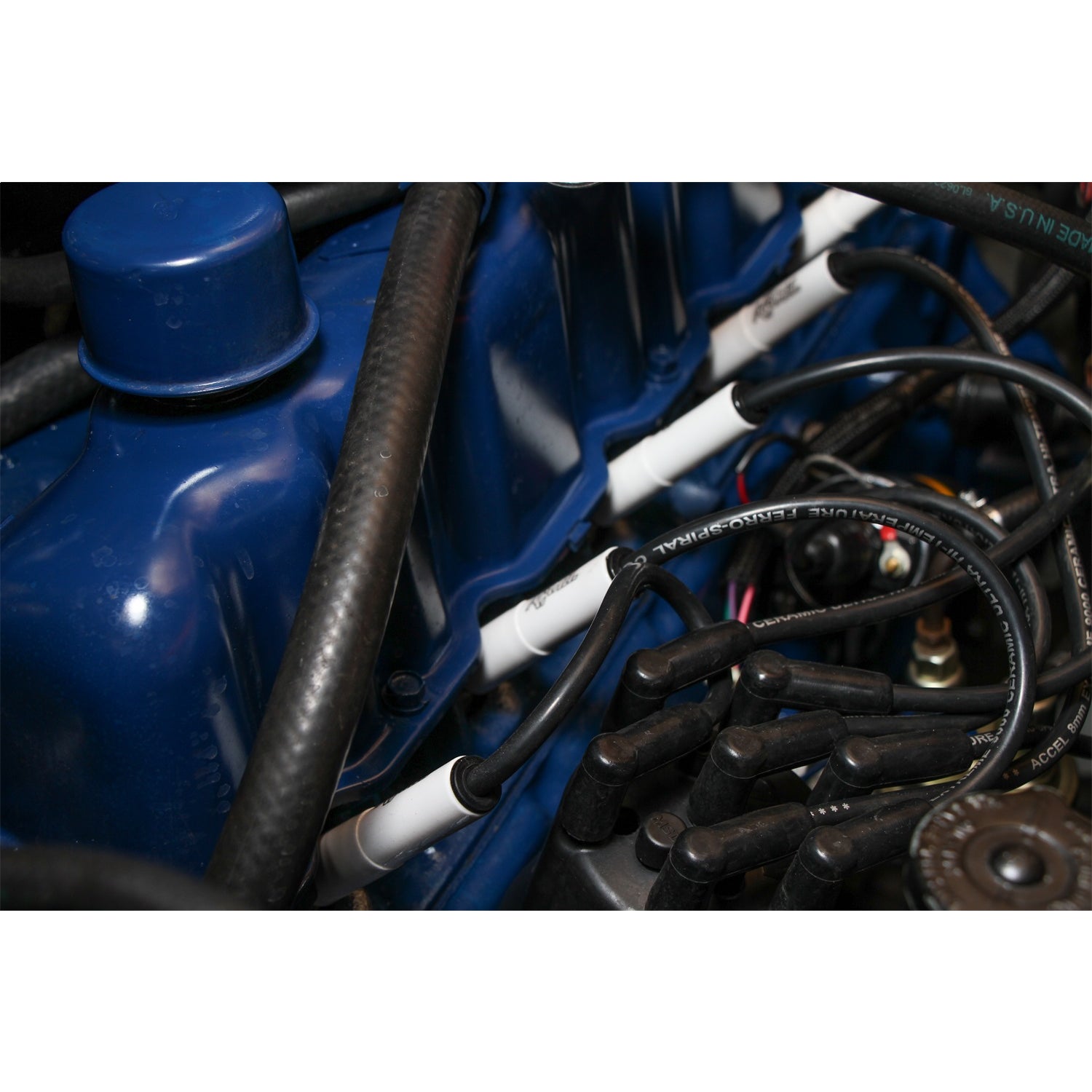 ACCEL Extreme 9000 Ceramic Spiral Core 8 mm Spark Plug Wire Set - Black