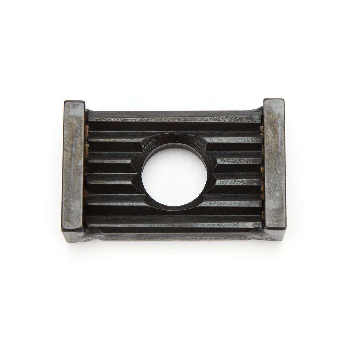 UB Machine Serrated Steel Block w/ Sides - 3/4" Hole