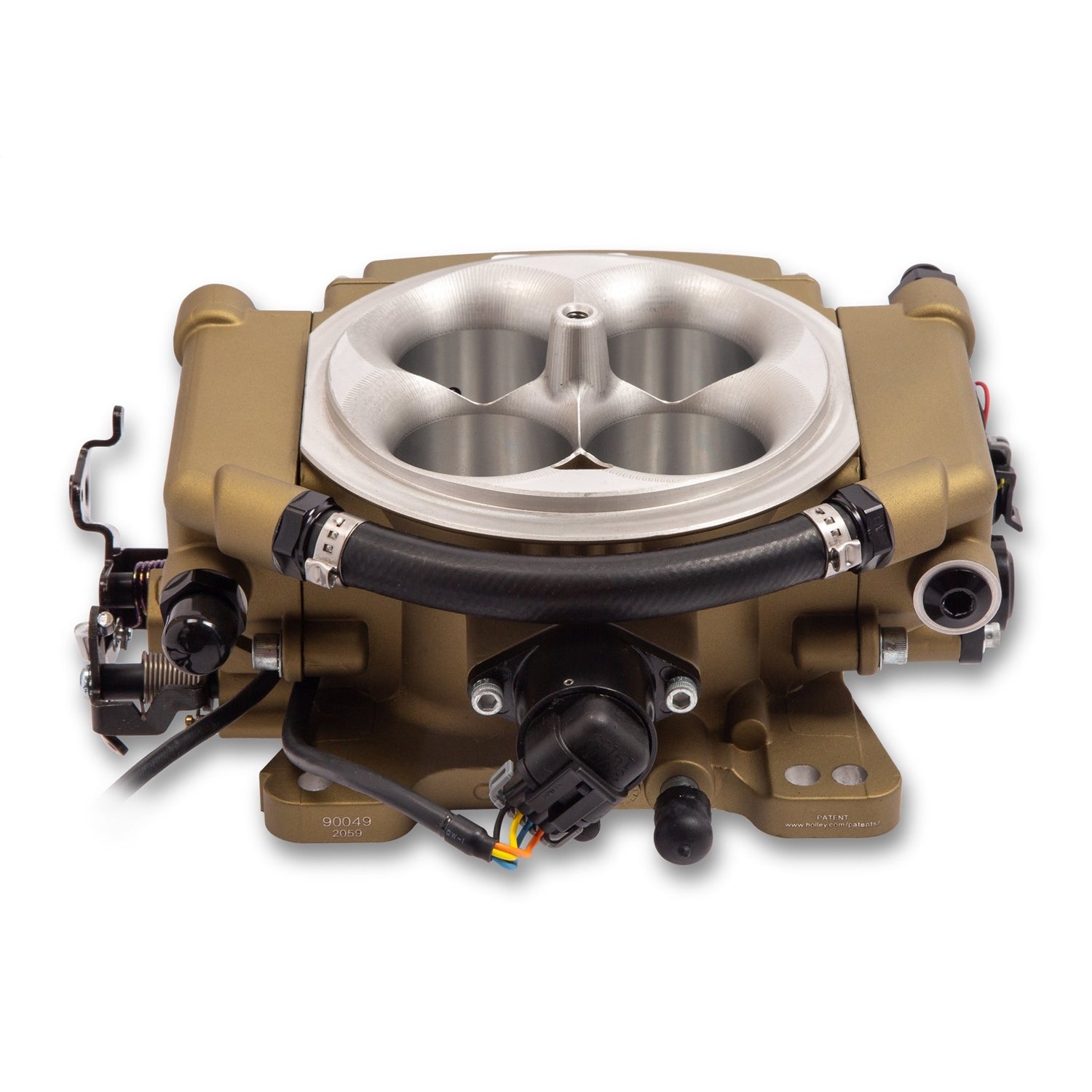 Holley Sniper EFI Sniper EFI XFlow Throttle Body Fuel Injection - Square Bore - Gold 550-542