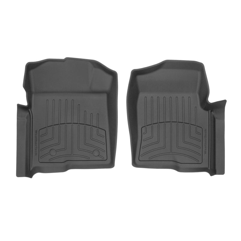 WeatherTech FloorLiners - Front - Black - Ford Fullsize Truck 2010-14