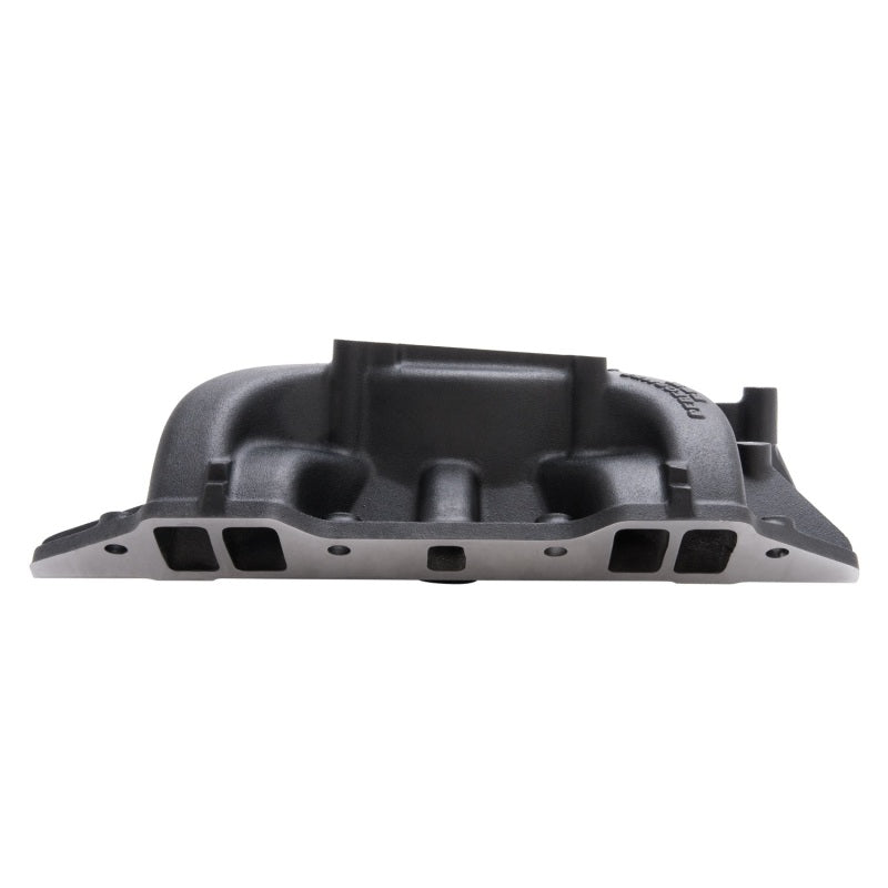 Edelbrock Performer RPM Intake Manifold Square Bore Dual Plane Aluminum - Black Powder Coat