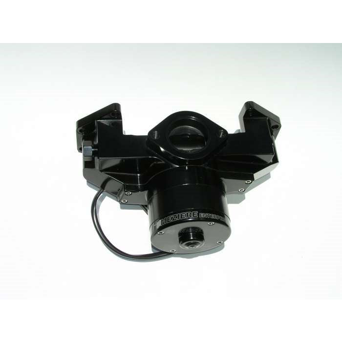 Meziere BB Chrysler Billet Electric Water Pump - Black