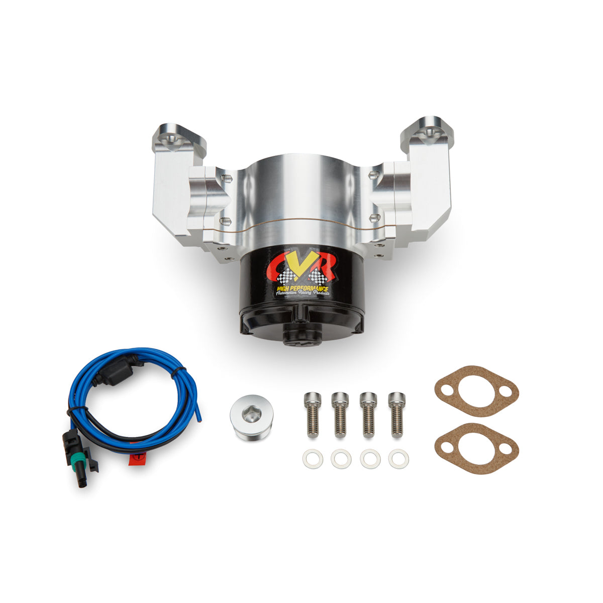 CVR Performance SB Chevy Billet Aluminum Electric Water Pump Clear