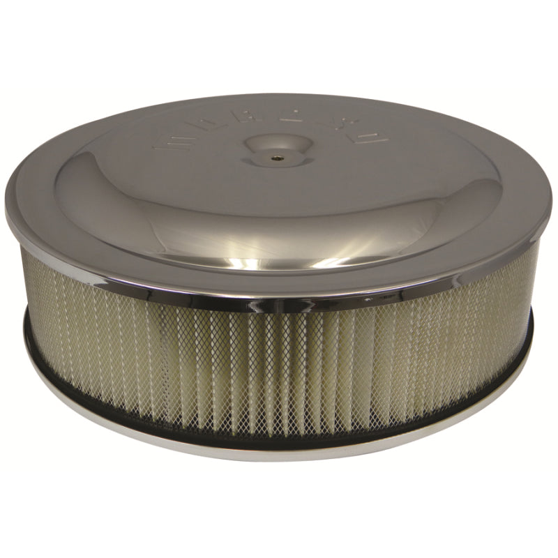 Moroso Offset Air Cleaner Assembled - 14"