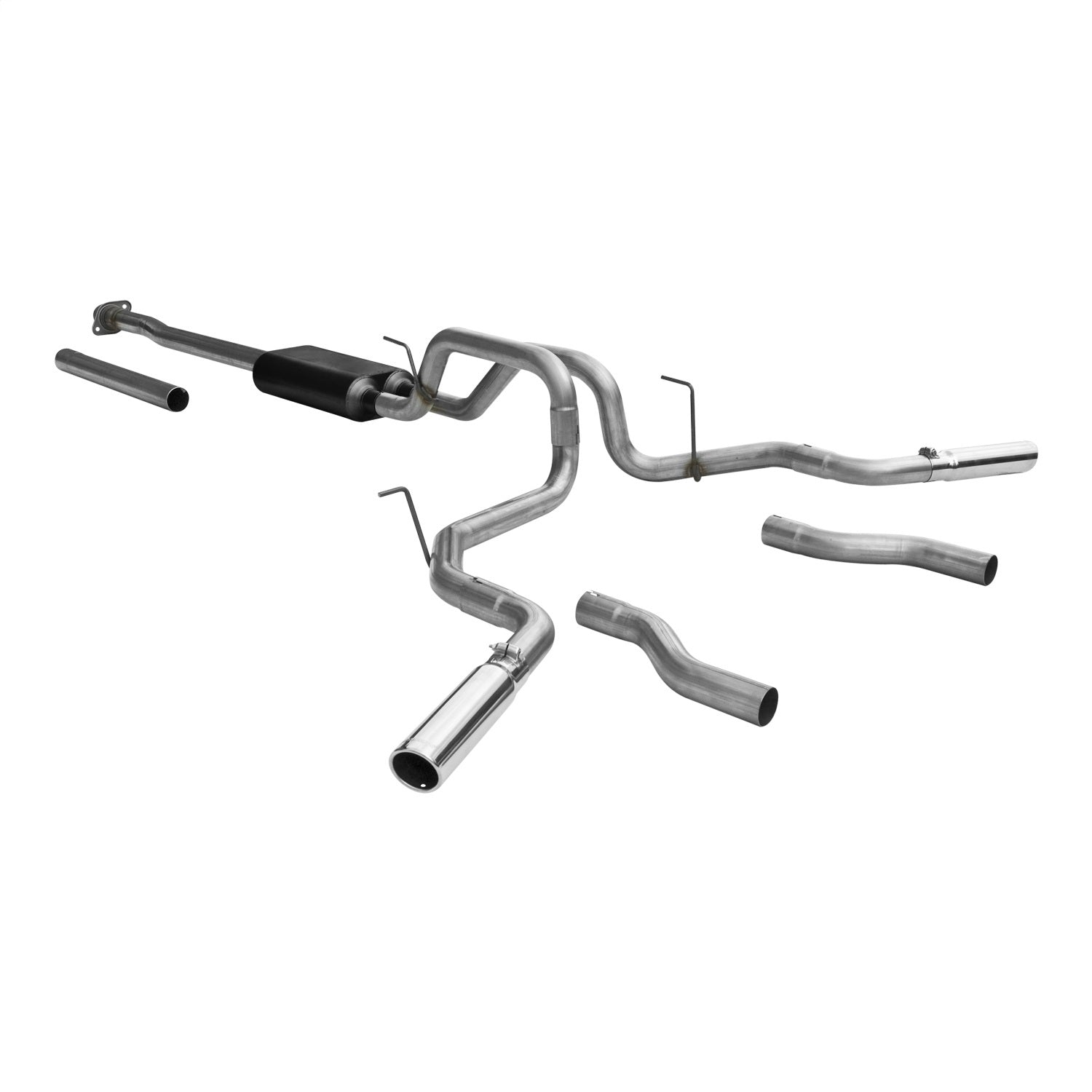 Flowmaster Force II Cat-Back System Single - 2009-14 Ford F-150 4.6L/5.0L/5.4L