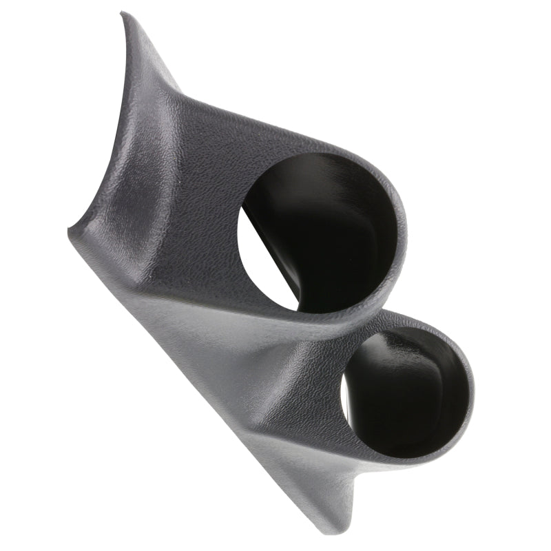 Auto Meter Pillar Gauge Pod - Two 2-1/16 in Diameter Gauges - Black - Chevy Compact Truck 1986-1993