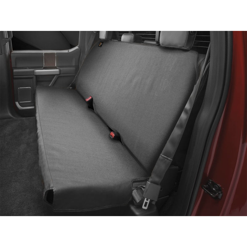 WeatherTech Rear Seat Cover - Black - Bench Seat - Various Applications DE2021CH