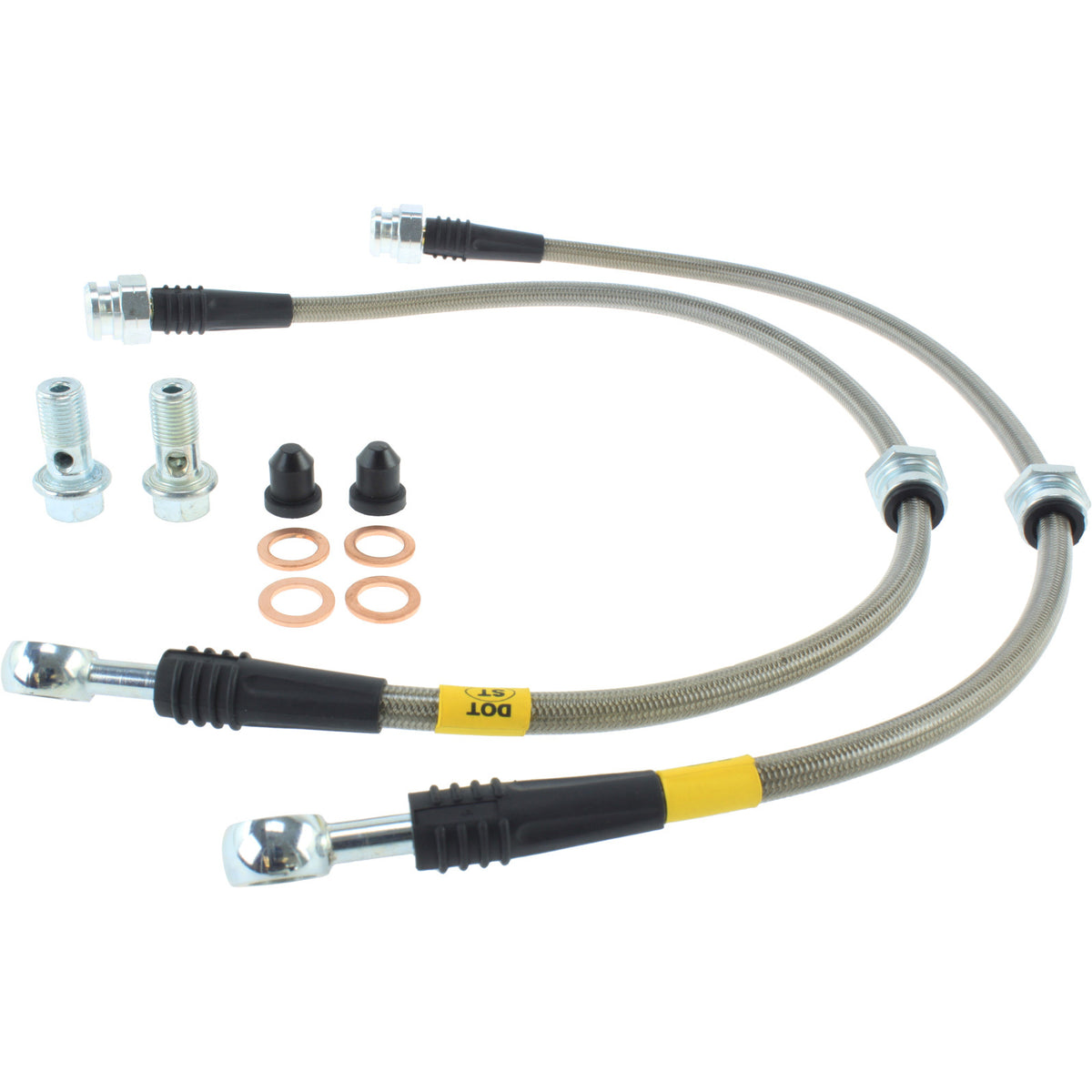 StopTech Premium Sport OE Replacement Brake Line Kit - Hyundai Elantra 2001-06 / Tiburon 2003-08 / Kia Spectra 2004-09