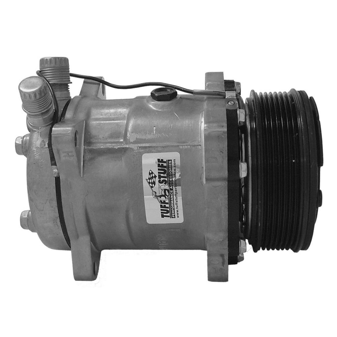 Tuff Stuff 508 Compressor R134A Plain Serpentine