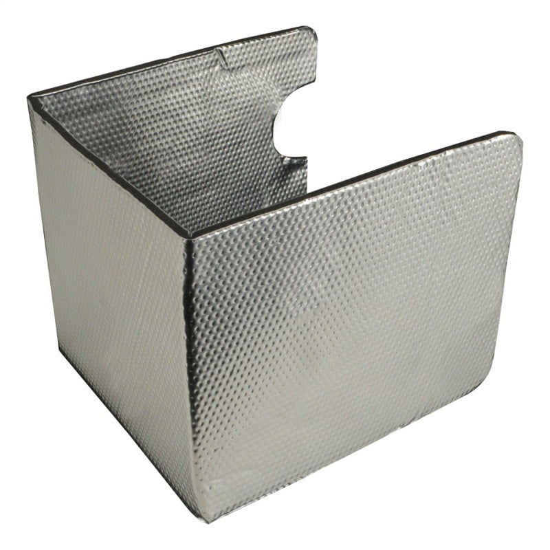 DEI Heat Barrier - Form-A-Barrier - 12 x 12" Sheet - Self Adhesive Backing - Aluminized Insulated Matt - Silver