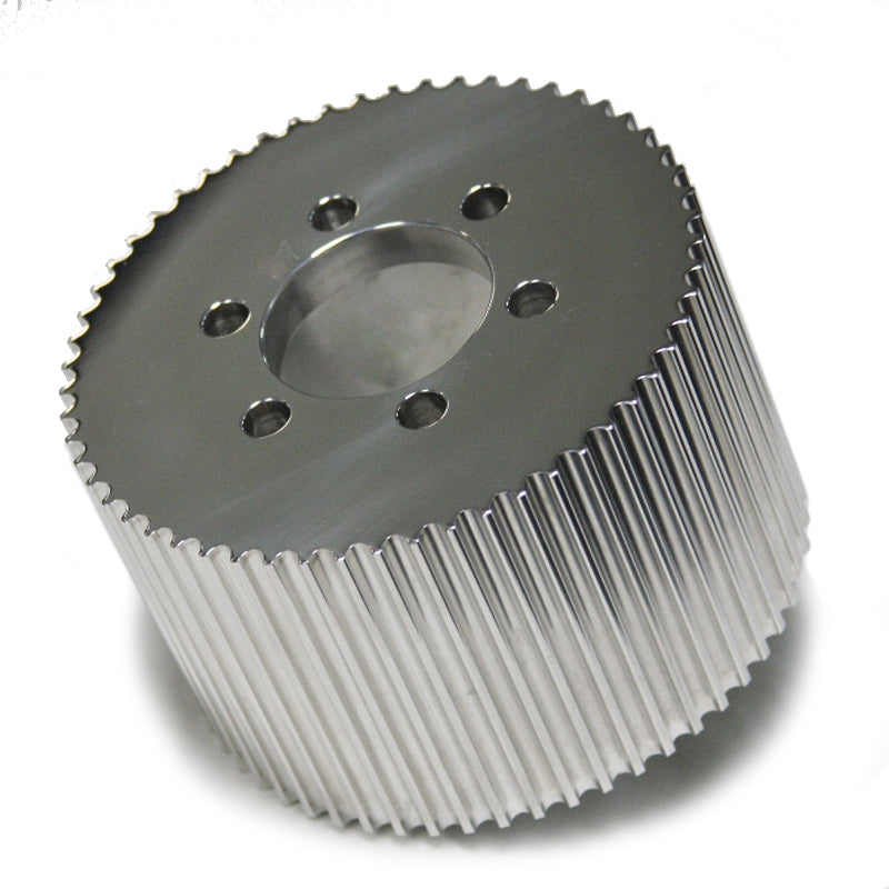 Blower Drive Service Blower Pulley - Polished - 8mm x 3.5 50-Tooth