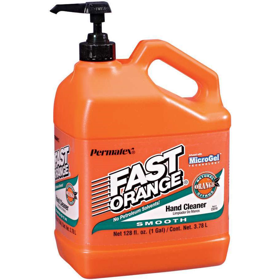 Permatex® Fast Orange® Natural Citrus Smooth Lotion Formula Hand Cleaner - 1 Gallon Bottle w/ Pump