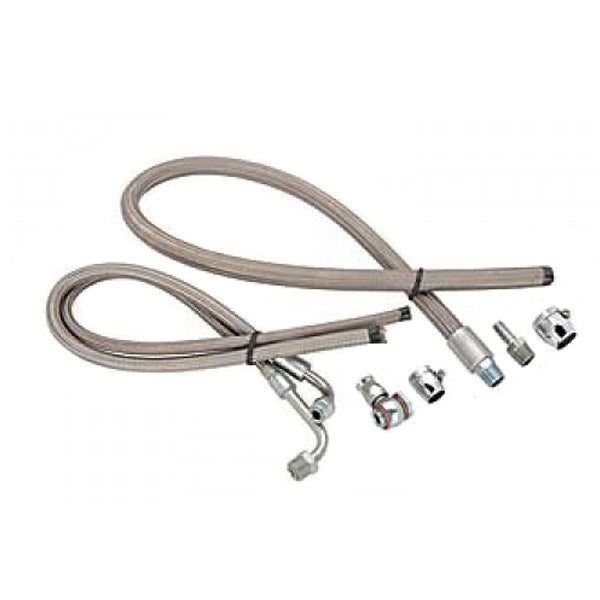 March Performance Stainless Steel Braided Power Steering Hose Kit