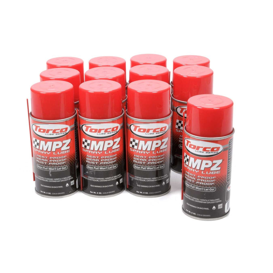 Torco MPZ Spray Lubricant 12.00 oz Aerosol - Set of 12