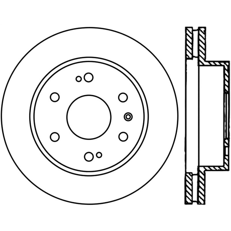 StopTech Sport Cryo Brake Rotor - Front