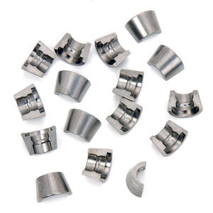 Manley 10 Degree Valve Lock - 5/16 in Valve Stem - Standard Height - Titanium - Set of 16