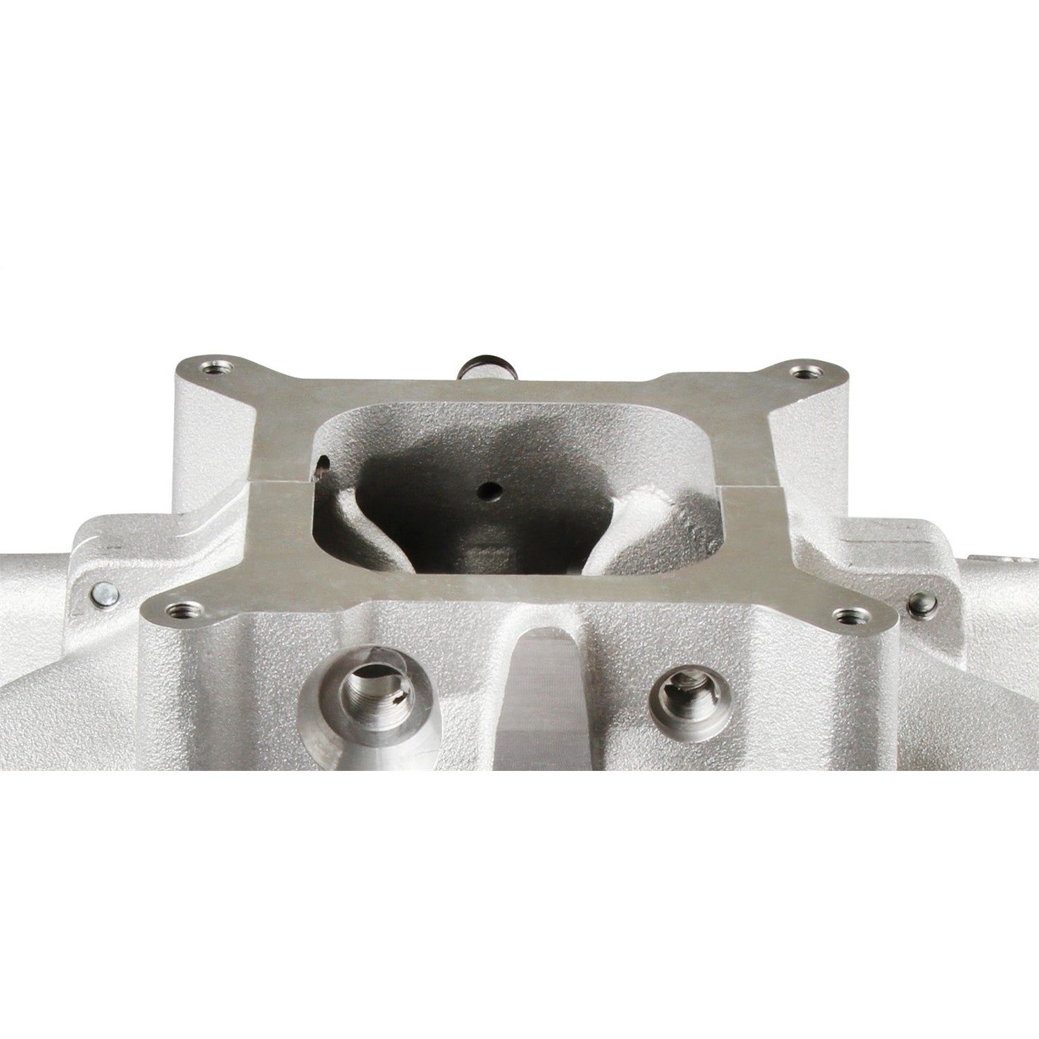 Holley Single-Plane EFI Split Design Race Intake Manifold - Square Bore - Single Plane - Aluminum - Natural - GM LS-Series
