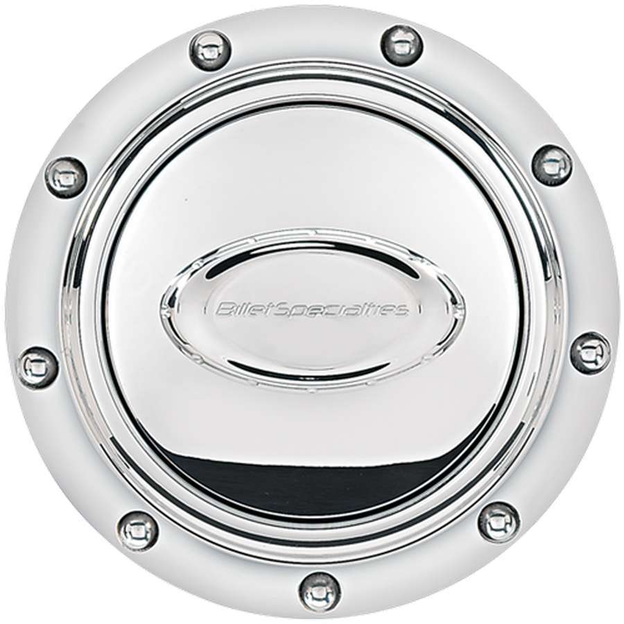 Billet Specialties Horn Button Riveted Polished Logo