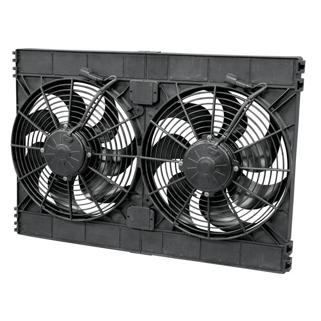 SPAL Dual 12" Puller Fan Curved Blade - 3168 CFM