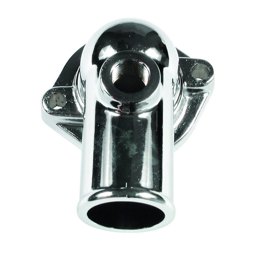 Mr. Gasket 90 Degree Water Neck - 1-1/2 in ID Hose - Chrome - Big Block Ford