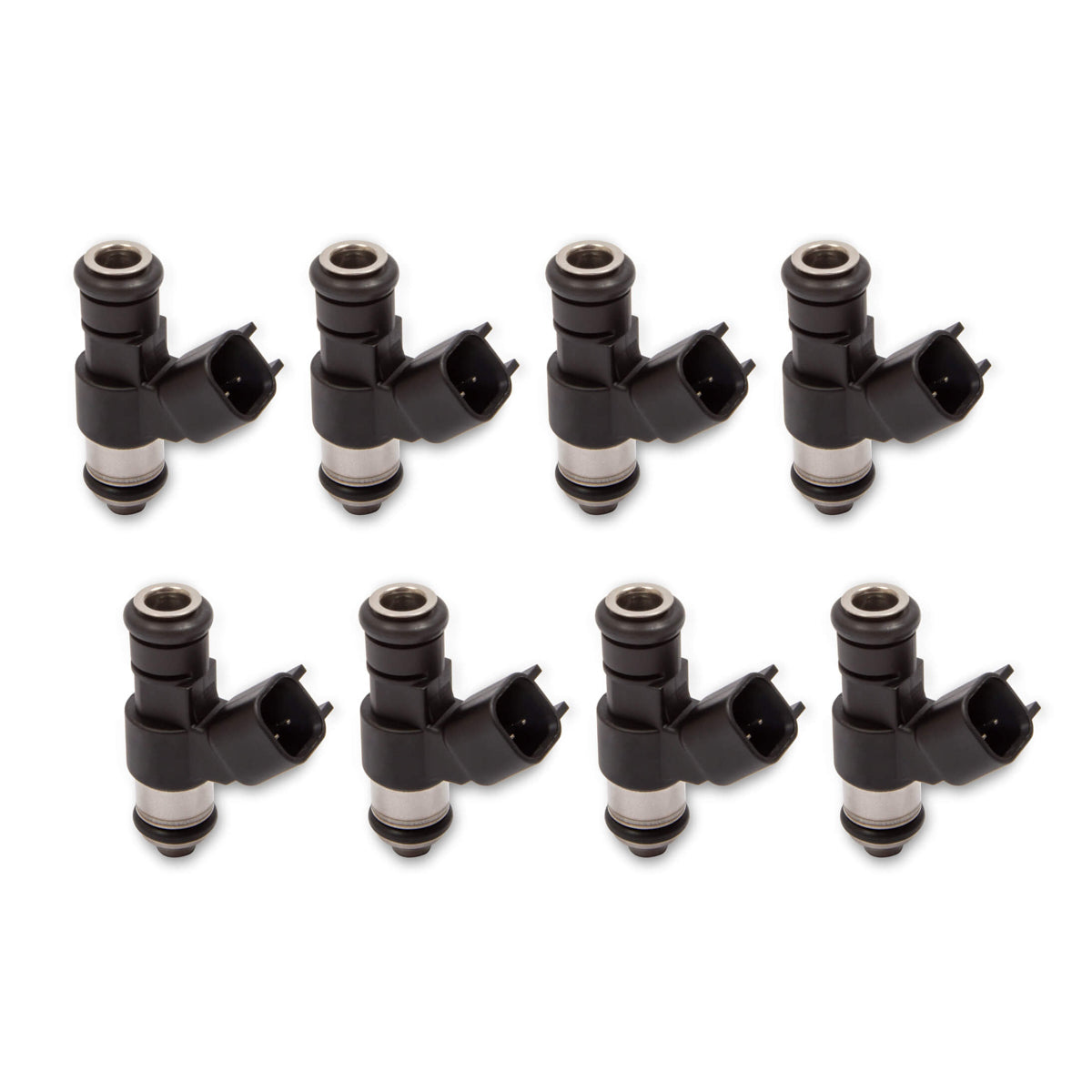 Holley EFI Terminator X Fuel Injector - 100 lb/hr - High Impedance - EV6/Pico - USCAR Connector (Set of 8)