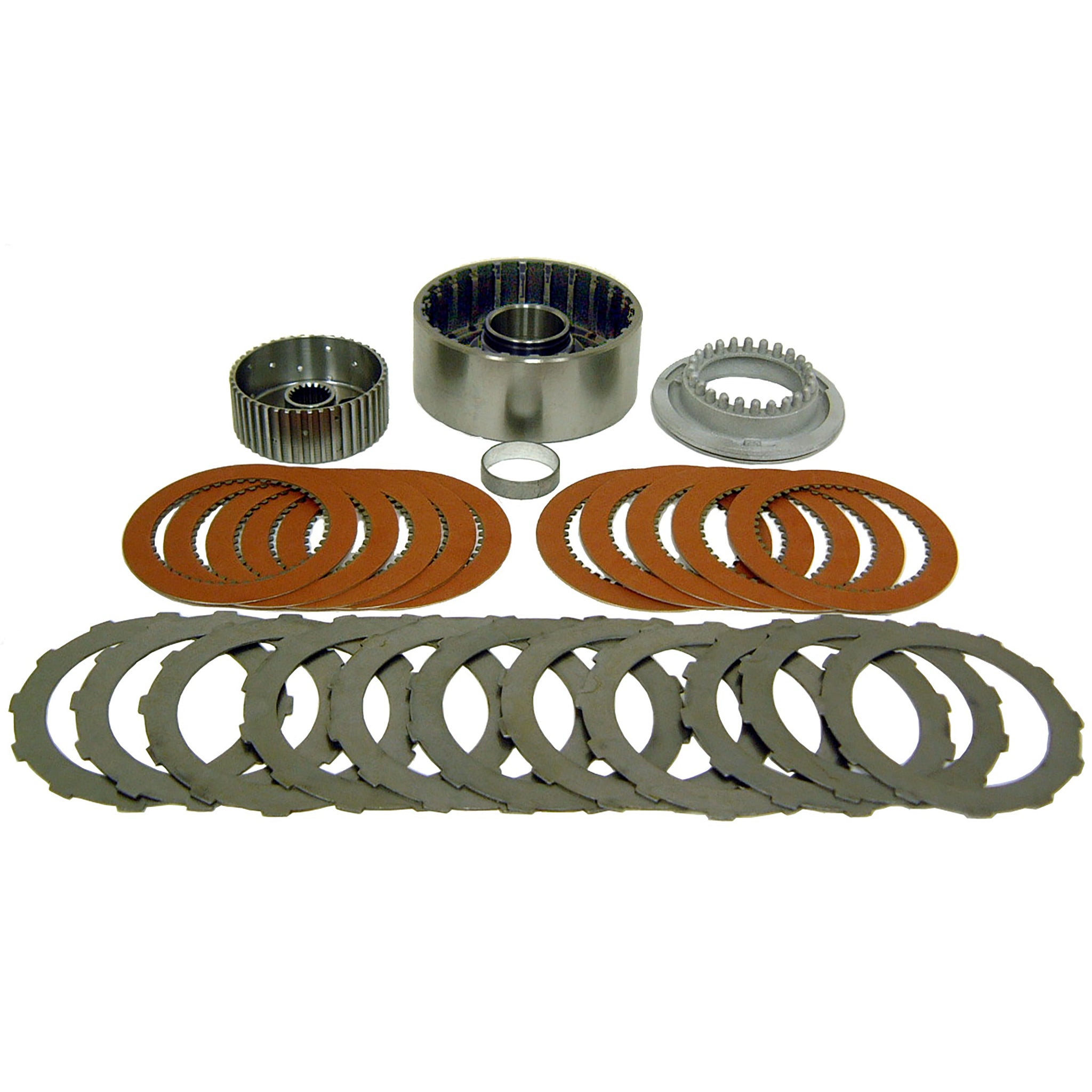 TCI Automotive 10 Clutch Transmission Drum High Gear Clutches/Hub/Piston/Steels Powerglide - Kit