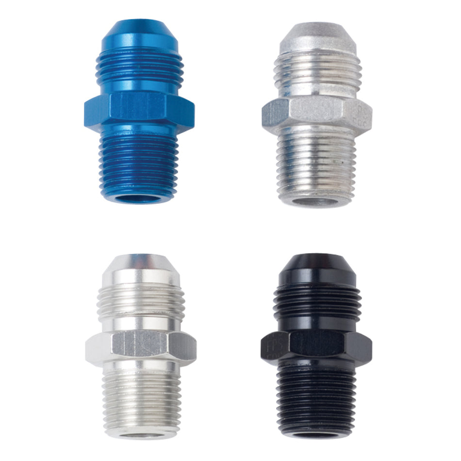 Fragola Performance Systems Adapter Fitting Straight 4 AN Male to 1/16" NPT Male Swivel - Aluminum