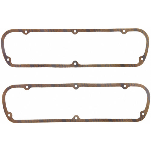 Fel-Pro Corklam Valve Cover Gaskets - Cork, Rubber w/ Steel Core - Ford, Lincoln, Mercury - SB 351W 1962-87 - 5, 16" Thick