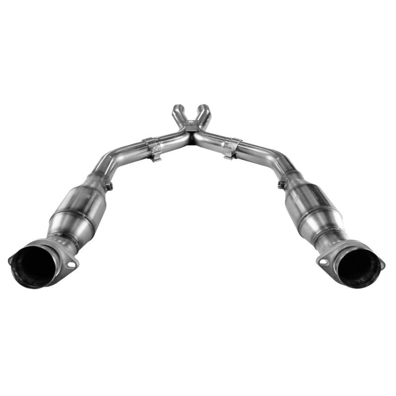 Kooks Headers 2-1/2" Diameter Exhaust X-Pipe Converters Stainless Natural - Ford Modular