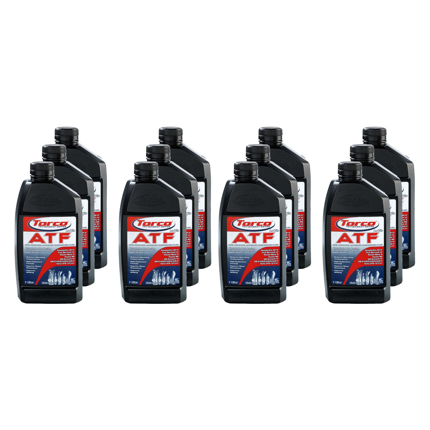 Torco LoVis Synthetic ATF - 1 Liter (Set of 12)