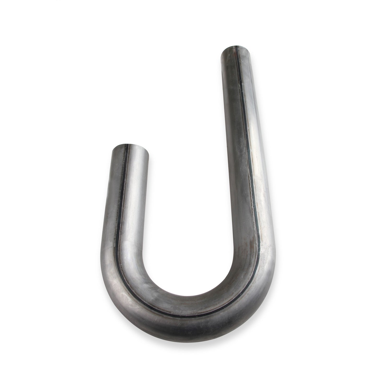 Hooker J-Bend Mandrel Exhaust Bend - 2-1/4 in Diameter - 3-1/2 in Radius - 6 x 15 in Legs - 16 Gauge