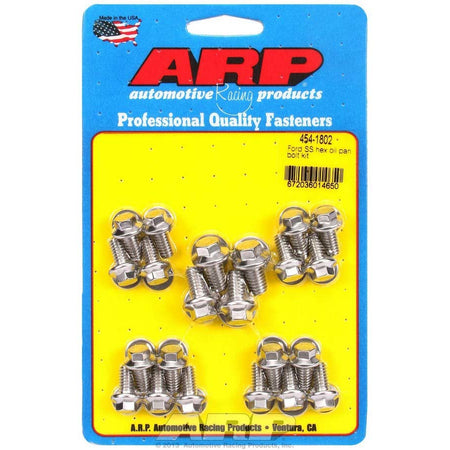 ARP Stainless Steel Oil Pan Bolt Kit - Hex Head - SB Ford, Cleveland