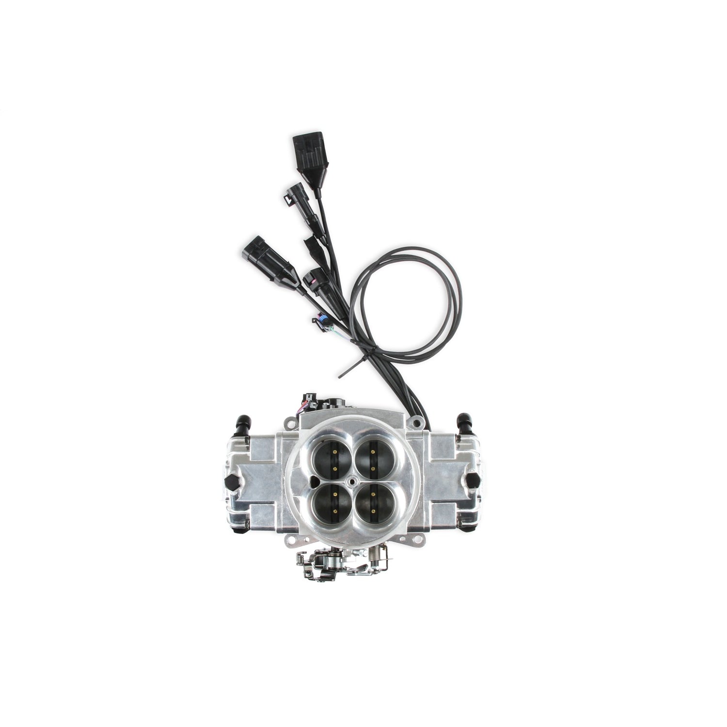 Holley Super Sniper Stealth EFI Fuel Injection System - Throttle Body - Square Bore - Aluminum - Polished