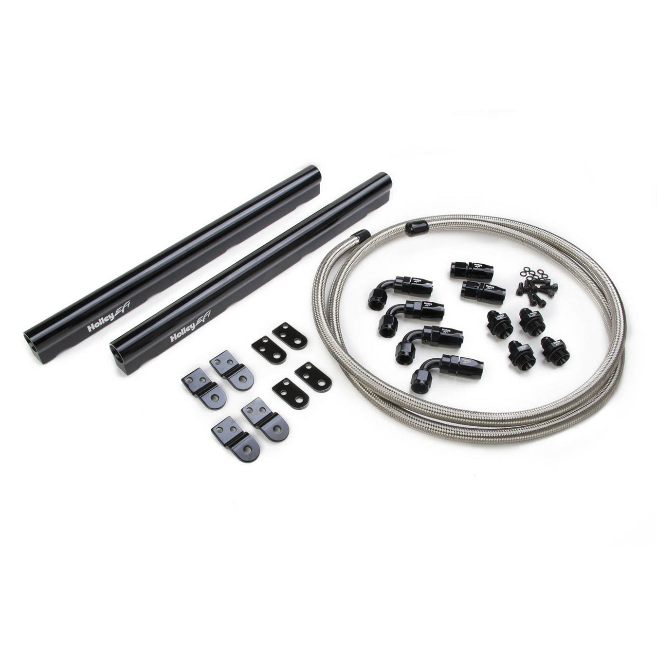 Holley EFI LS Hi-Flow Fuel Rail Kit - Includes Hose & Fittings