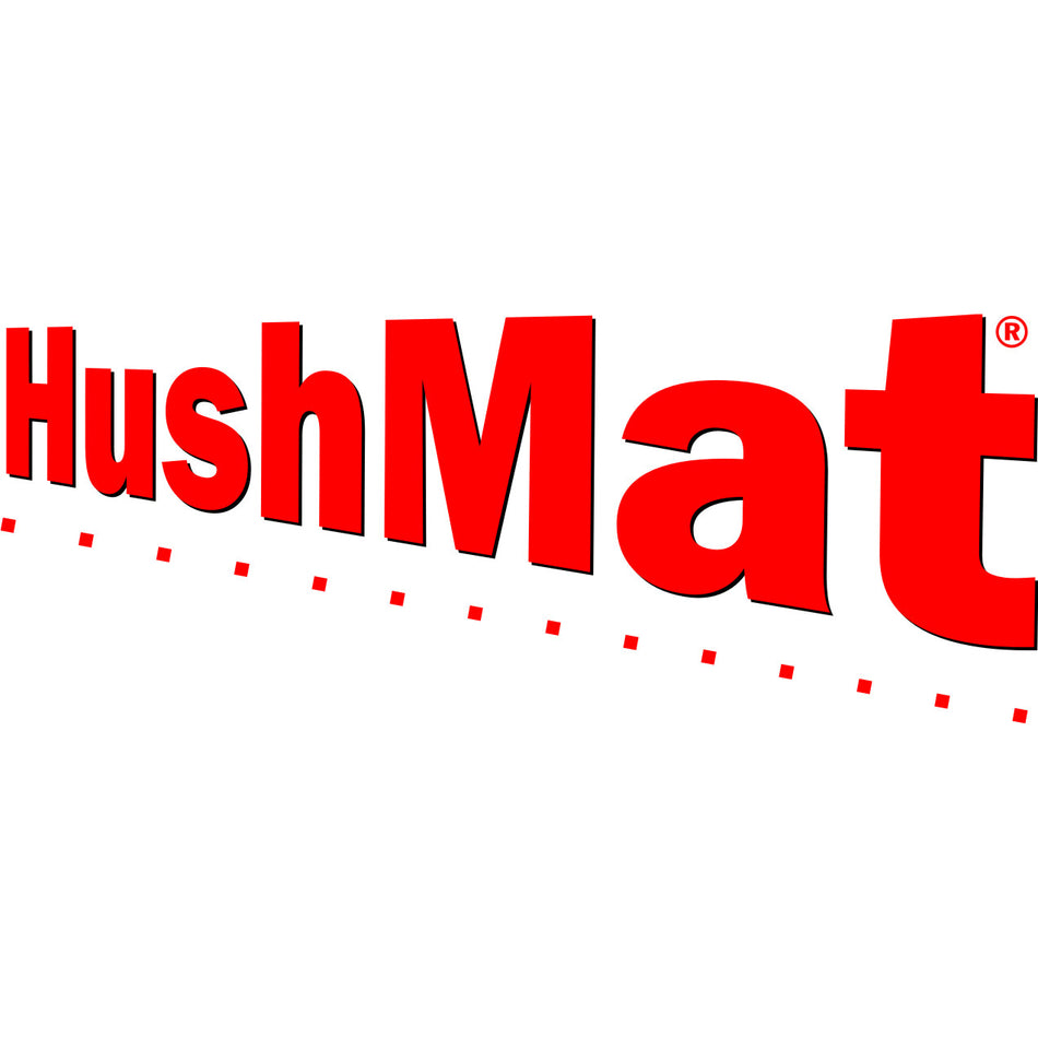 Hushmat Ultra Starter Kit Heat and Sound Barrier 12 x 12" Sheet 1/8" Thick Rubber - Black