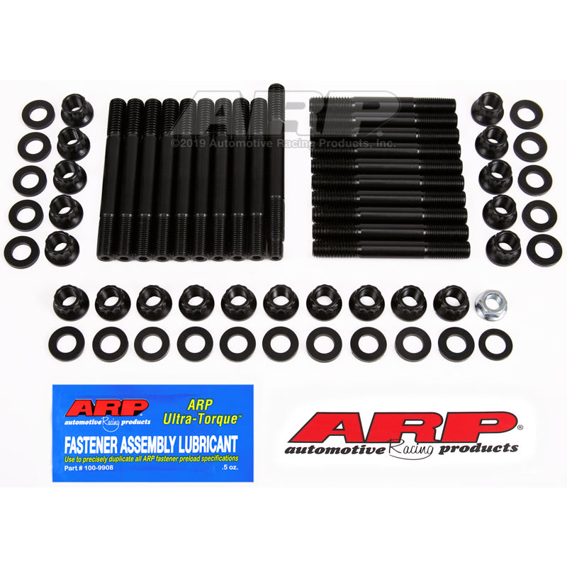 ARP Hex Nuts Main Stud Kit 4-Bolt Mains Chromoly Black Oxide - Dart LS Next Block