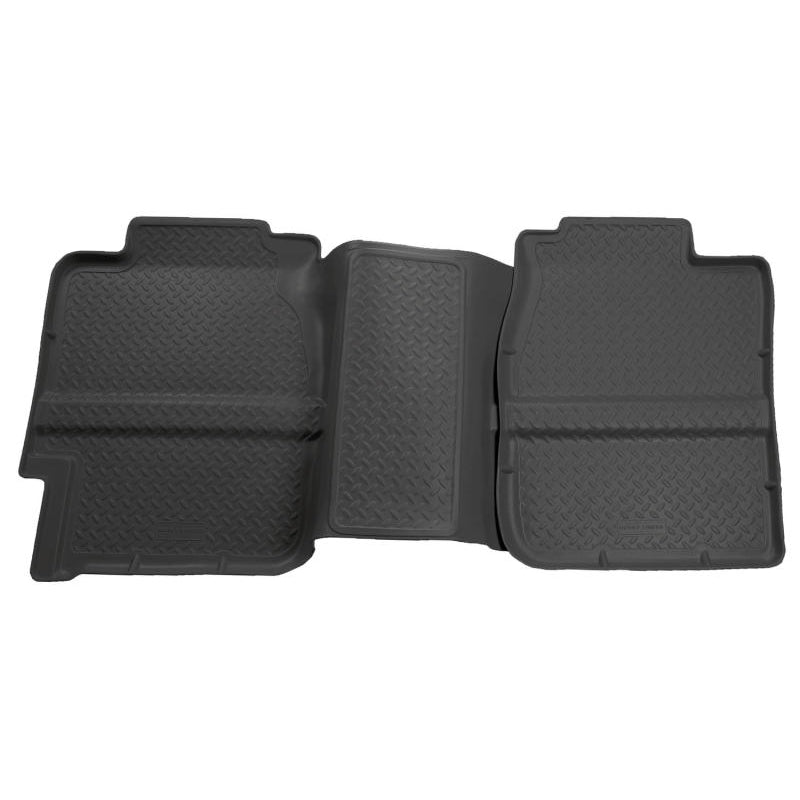 Husky Liners Classic Style 2nd Row Floor Liner - Black - Extended Cab - GM Fullsize Truck 1999-2007