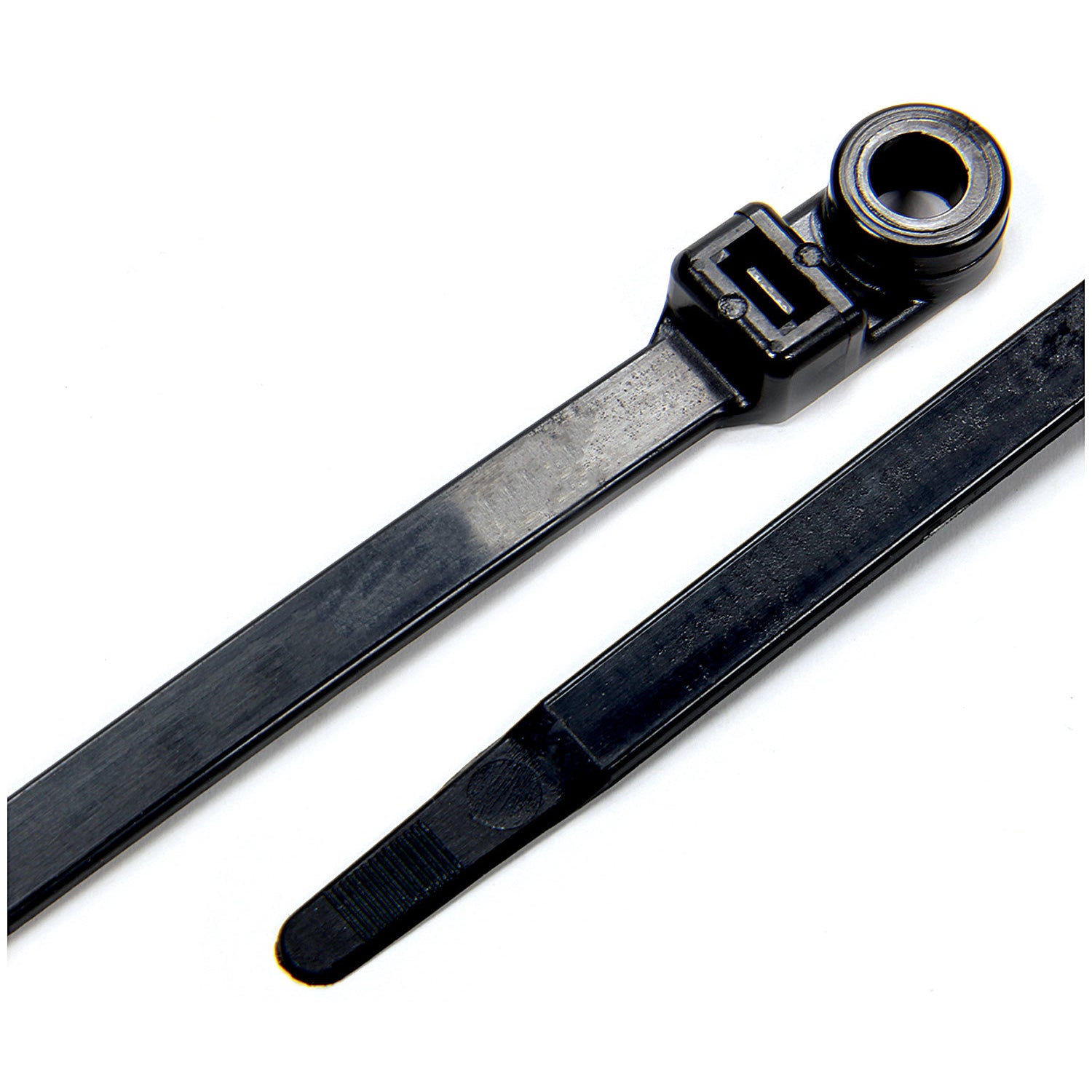 Allstar Performance Wire Ties Black 14.00 w/ Mounting Hole 2- Pack of 5