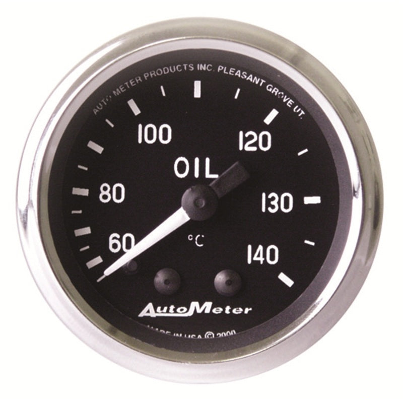 Auto Meter Cobra Mechanical Oil Temperature Gauge - 2-1/16"