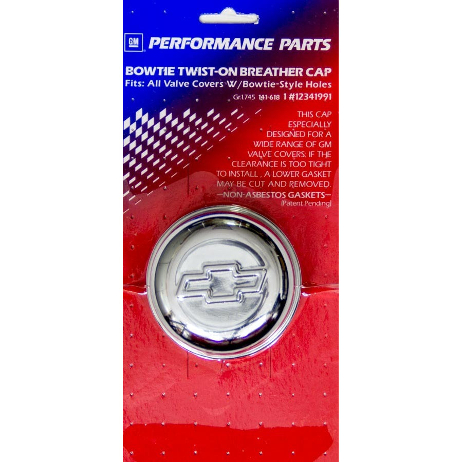 Proform Oil Breather Cap - Bow Tie Emblem - Twist-On