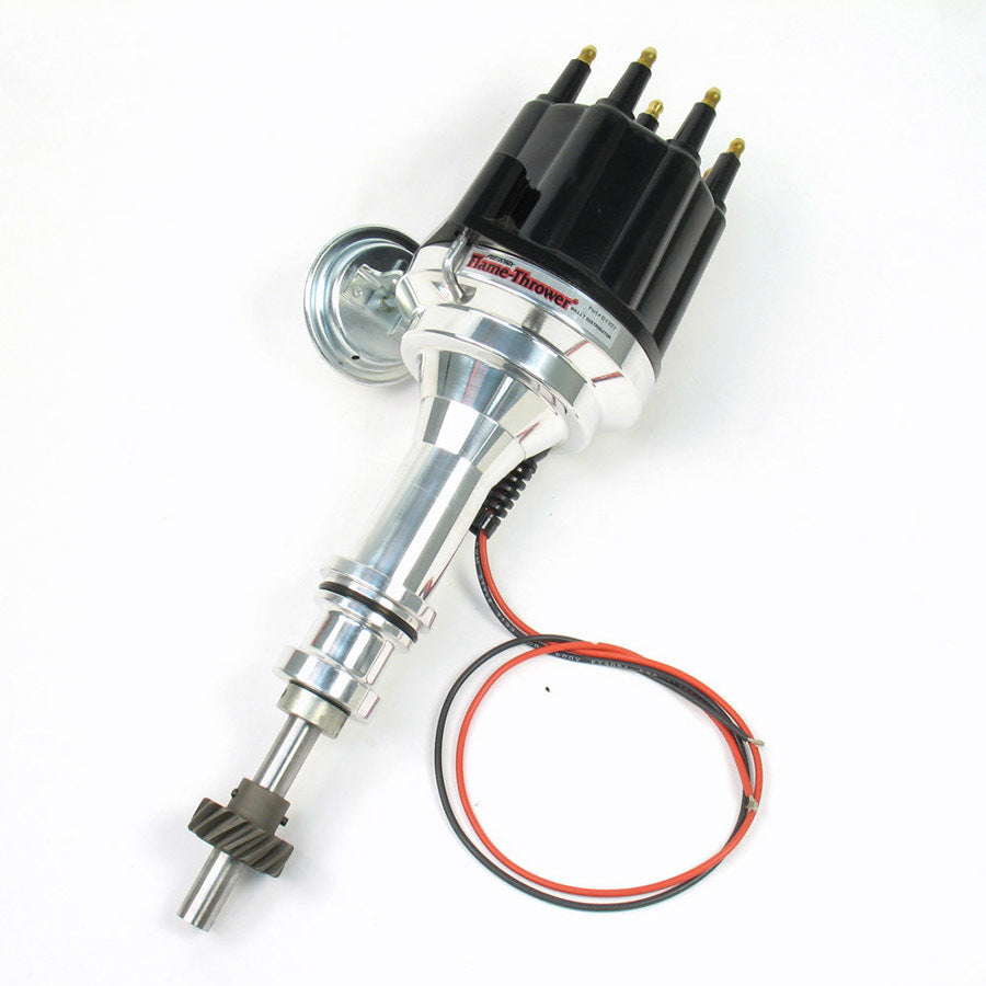 PerTronix BB Ford Ignitor III Distributor w/ Vacuum Advance & Black Cap