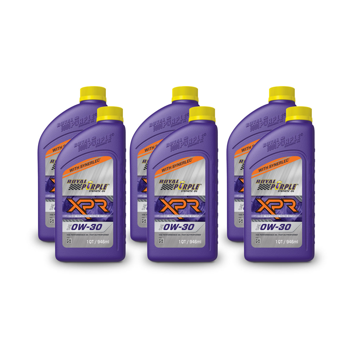 Royal Purple XPR 0W30 Synthetic Motor Oil - 1 Quart (Set of 6)